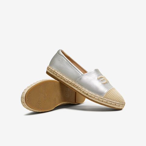 TATA/他她2024夏时尚简约休闲风平跟圆头女鞋单鞋DWCL1BA4