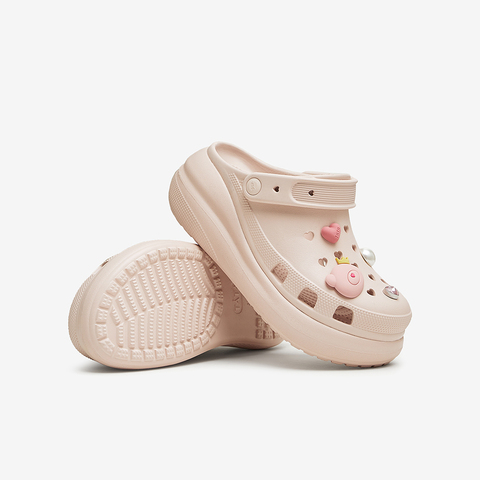 TATA/他她2024秋透气厚底软底休闲包头洞洞鞋DWGN1CH4