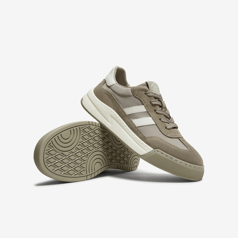 TATA/他她2024春时尚休闲厚底撞色百搭德训板鞋男鞋QDR01AM4