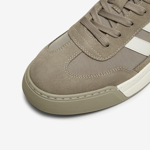 TATA/他她2024春时尚休闲厚底撞色百搭德训板鞋男鞋QDR01AM4