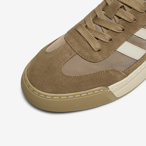 TATA/他她2024春时尚休闲厚底撞色百搭德训板鞋男鞋QDR01AM4