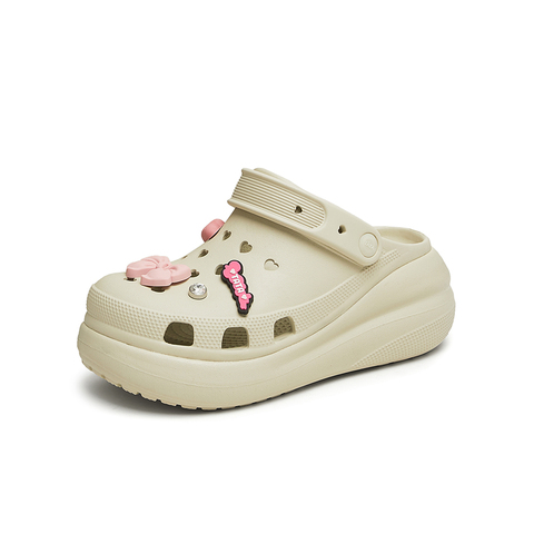 TATA/他她2024秋透气厚底软底休闲包头洞洞鞋DWGN1CH4