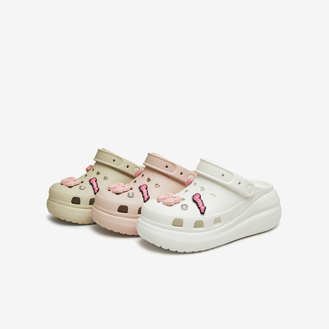 TATA/他她2024秋透气厚底软底休闲包头洞洞鞋DWGN1CH4