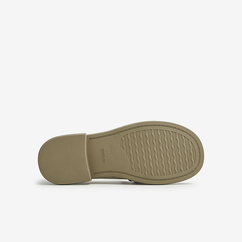 Tata/他她2024秋商场同款时尚甜美蝴蝶结百搭乐福鞋新WCPA1CA4