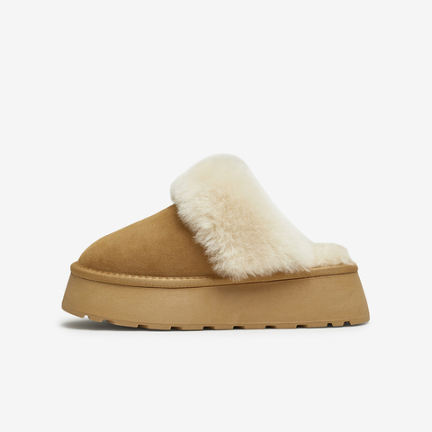 TATA/他她2024秋时尚休闲毛毛单鞋女新款WDX38CH4