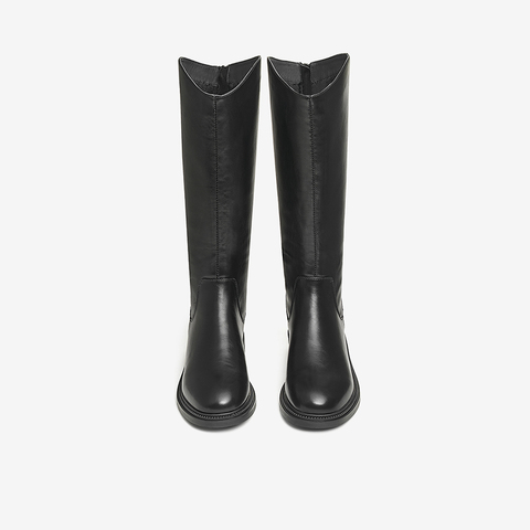 Tata/他她2024冬潮流百搭简约时装靴女新款G5JA1DG4