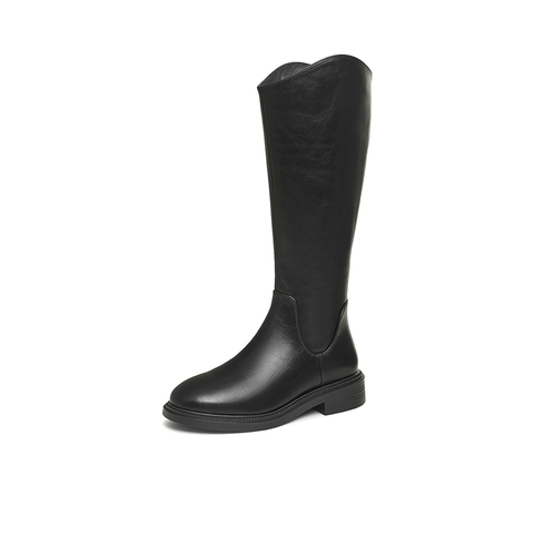 Tata/他她2024冬潮流百搭简约时装靴女新款G5JA1DG4