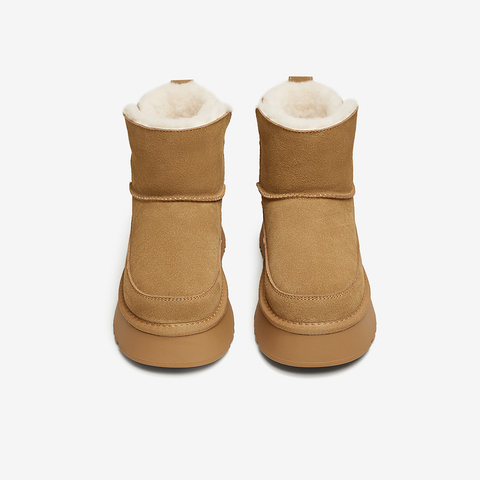 TATA/他她2024冬商场同款时尚休闲雪地靴女新款WDX39DD4