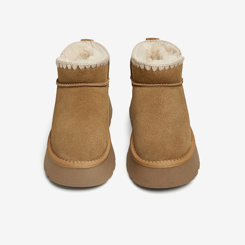 Tata/他她2024冬商场同款休闲舒适保暖百搭雪地靴女新款WDX13DD4