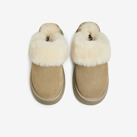 TATA/他她2024秋时尚休闲毛毛单鞋女新款WDX38CH4