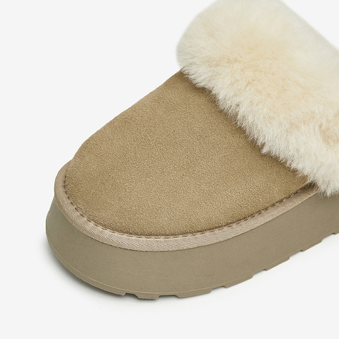 TATA/他她2024秋时尚休闲毛毛单鞋女新款WDX38CH4