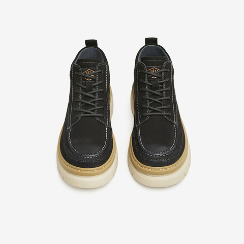 Tata/他她2024冬简约舒适百搭休闲工装鞋男新款VEL01DD4