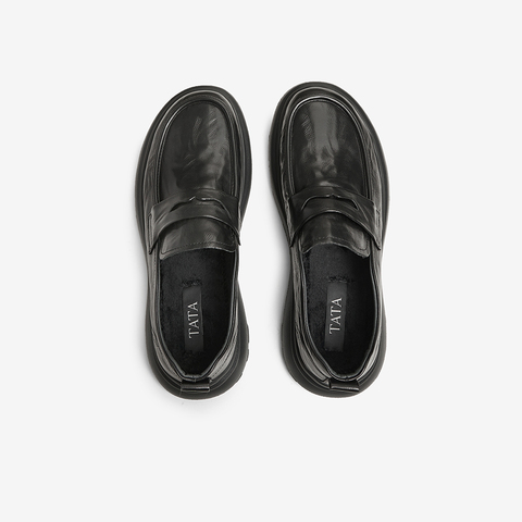 TATA/他她2024冬时尚休闲皮鞋男新款TFE02DM4