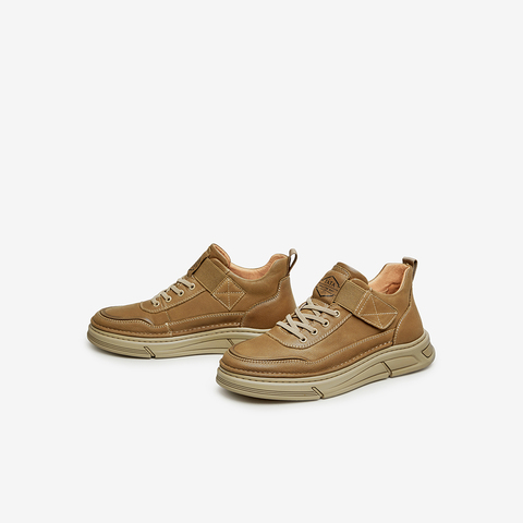 TATA/他她2024冬时尚简约百搭男士工装靴OBM01DD4