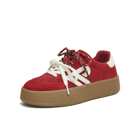 TATA/他她2025春时尚休闲德训鞋女新款GLD02AM5