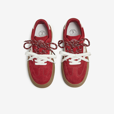 TATA/他她2025春时尚休闲德训鞋女新款GLD02AM5