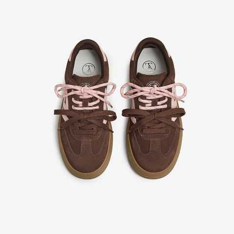 TATA/他她2025春时尚休闲德训鞋女新款GLD02AM5