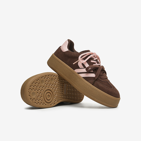 TATA/他她2025春时尚休闲德训鞋女新款GLD02AM5