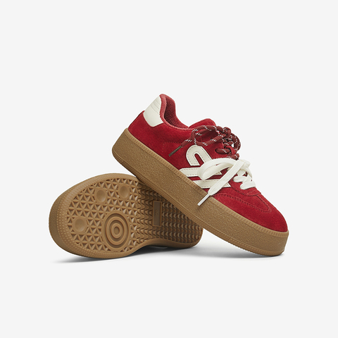 TATA/他她2025春时尚休闲德训鞋女新款GLD02AM5