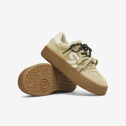 TATA/他她2025春时尚休闲德训鞋女新款GLD02AM5