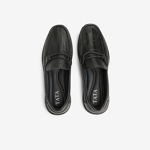 TATA/他她2025春商场同款时尚休闲皮鞋男新款OES01AM5