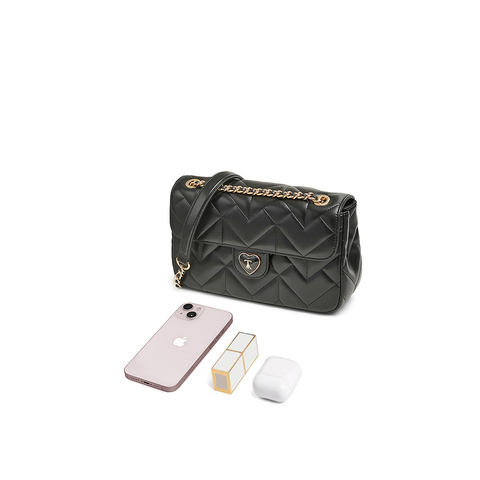 TATA/他她2025春商场同款时尚休闲绗缝包女新款X3414AX5