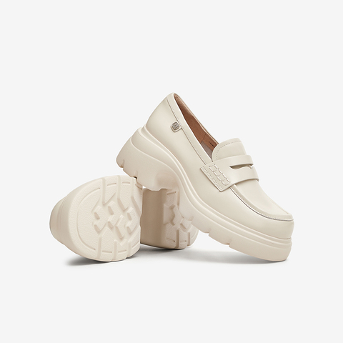 TATA/他她2025春商场同款时尚休闲乐福鞋女新款7DK21AA5