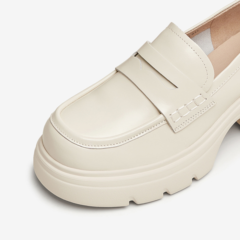 TATA/他她2025春商场同款时尚休闲乐福鞋女新款7DK21AA5