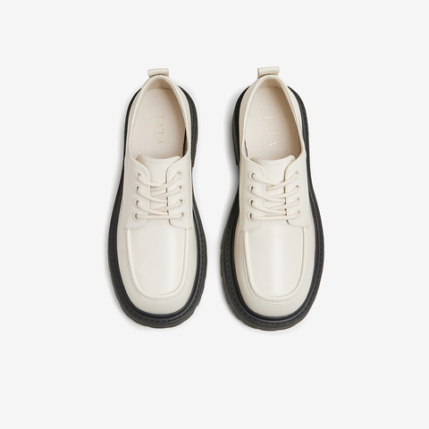 TATA/他她2025春商场同款时尚休闲牛津鞋女新款7BW31AM5