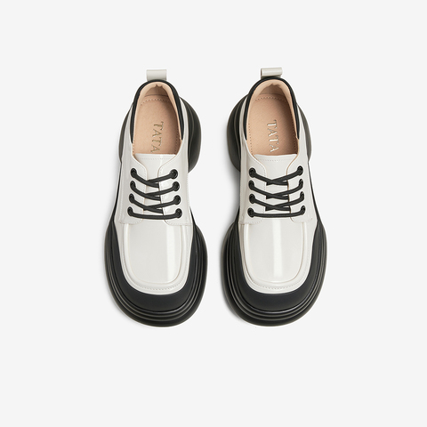 TATA/他她2025春商场同款时尚休闲牛津鞋女新款CCJ03AM5