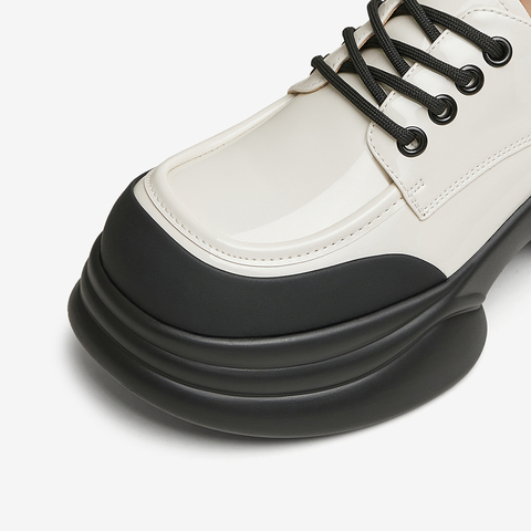 TATA/他她2025春商场同款时尚休闲牛津鞋女新款CCJ03AM5