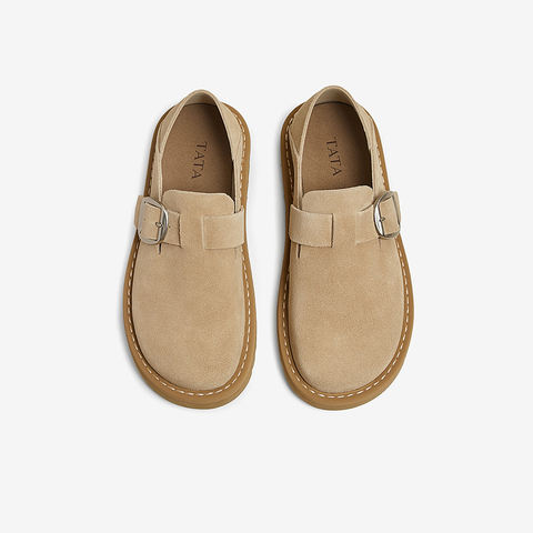 TATA/他她2025春商场同款时尚休闲勃肯鞋女新款CZW01AM5