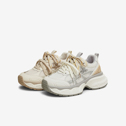 TATA/他她2025春商场同款时尚休闲老爹鞋女新款GNQ01AM5