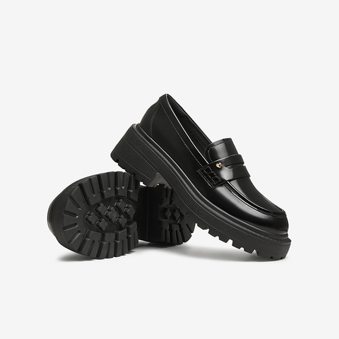 TATA/他她2025春商场同款时尚休闲乐福鞋女新款7BW29AA5