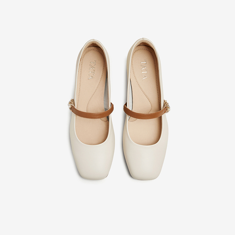 TATA/他她2025春商场同款时尚休闲玛丽珍女新款7AC09AQ5