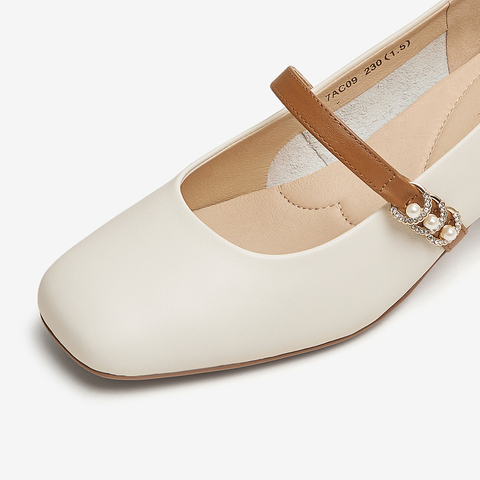 TATA/他她2025春商场同款时尚休闲玛丽珍女新款7AC09AQ5