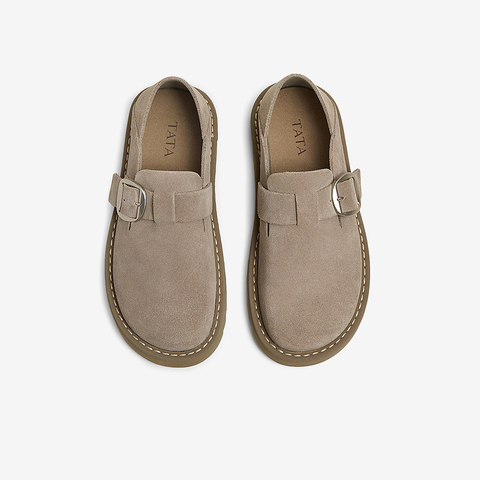 TATA/他她2025春商场同款时尚休闲勃肯鞋女新款CZW01AM5