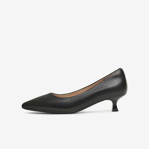 TATA/他她2025春商场同款时尚休闲中高跟单鞋女新款UMS01AQ5