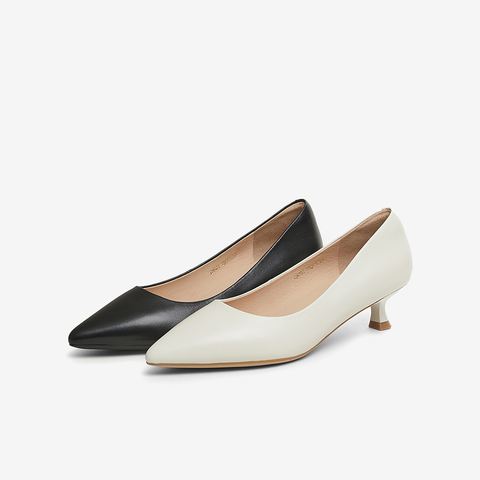 TATA/他她2025春商场同款时尚休闲中高跟单鞋女新款UMS01AQ5