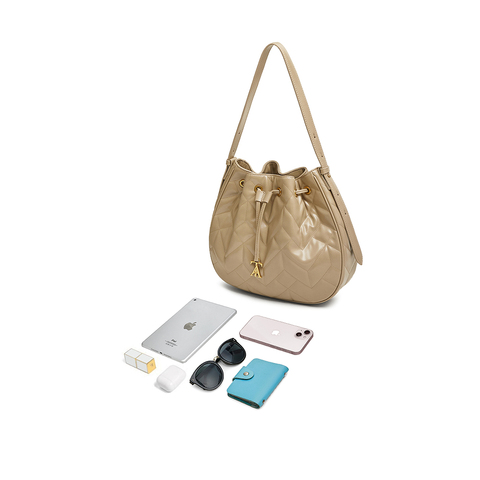 TATA/他她2025春商场同款时尚休闲绗缝包女新款X3425AX5