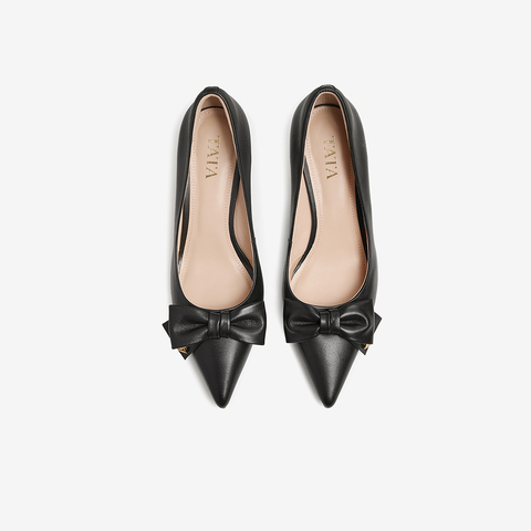 TATA/他她2025春商场同款时尚休闲中高跟单鞋女新款XMR01AQ5