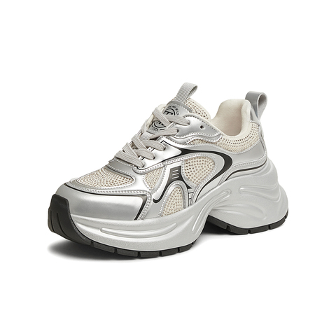 TATA/他她2025春商场同款时尚休闲老爹鞋女新款CYE01AM5