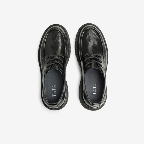 TATA/他她2025春时尚休闲皮鞋男新款TFX01AM5