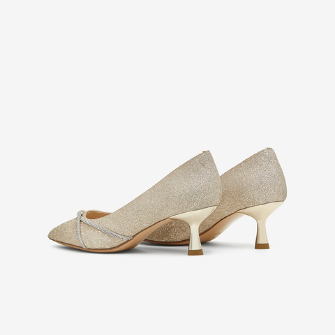 TATA/他她2025春商场同款时尚休闲中高跟单鞋女新款7QT08AQ5