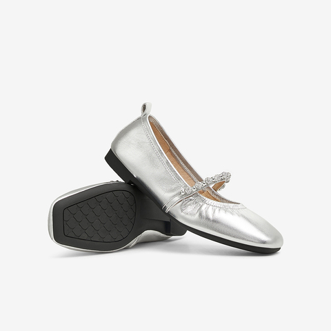 TATA/他她2025春时尚休闲玛丽珍鞋女新款2H0B6AQ5