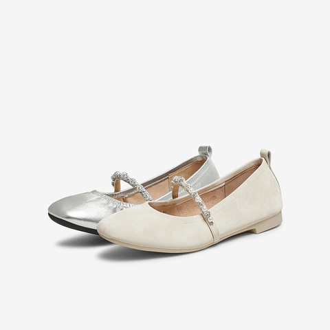 TATA/他她2025春时尚休闲玛丽珍鞋女新款2H0B6AQ5