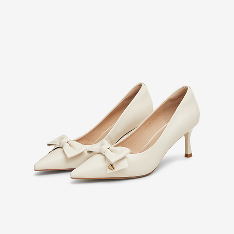 TATA/他她2025春商场同款时尚休闲中高跟单鞋女新款XMR01AQ5