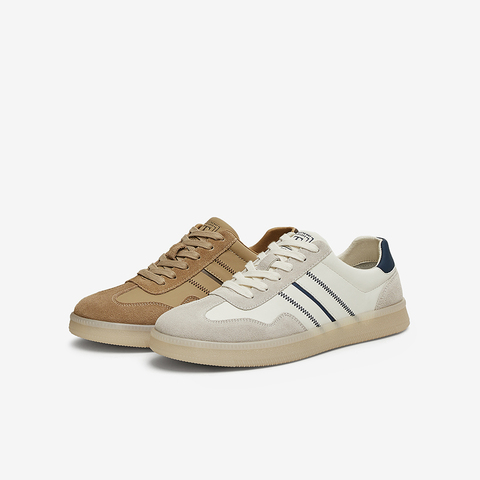 TATA/他她2025春商场同款休闲男士简约百搭板鞋新款VMB01AM5