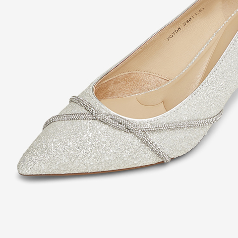 TATA/他她2025春商场同款时尚休闲中高跟单鞋女新款7QT08AQ5