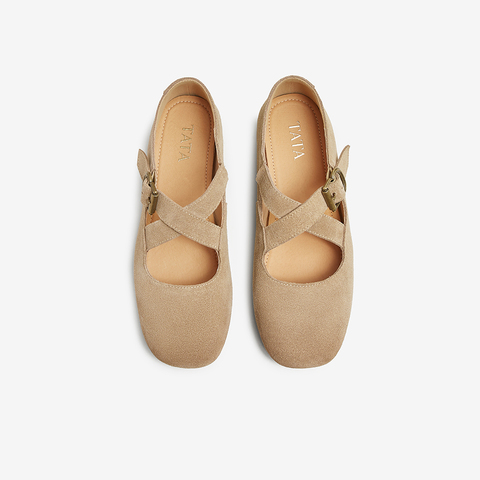 TATA/他她2025春时尚休闲玛丽珍女新款CW401AQ5